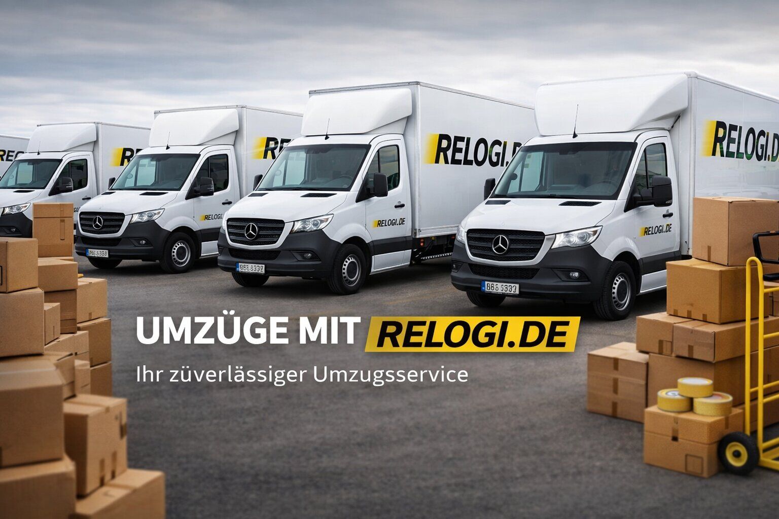 Umzugshelfer tragen Möbel bei einem Umzug in Deutschland